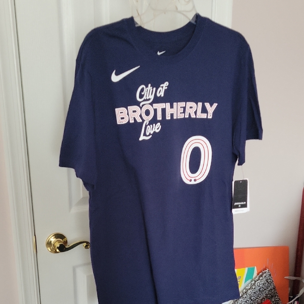 Sixers Nike 'City of Brotherly Love' Tyrese Maxey Tee
